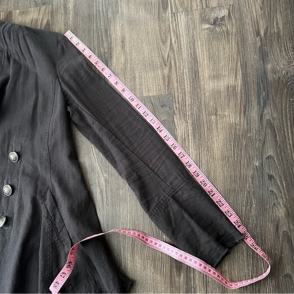 Free People Crochet Lace Bottom Size X-Small Feme Victoria Jacket Blazer - Picture 13 of 16